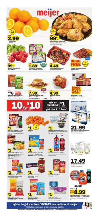 Meijer (WI) Weekly Ad Flyer March 14 to March 20