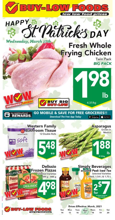 Buy-Low Foods Flyer March 14 to 20