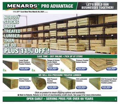 Menards Weekly Ad Flyer March 14 to March 20