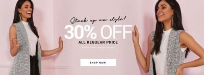 Suzy Shier Canada Deals: Save 30% OFF Regular Price Styles + Up to 70% OFF Sale