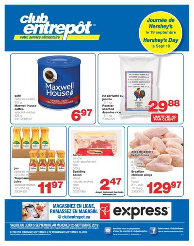 Wholesale Club (QC) Flyer September 5 to 25