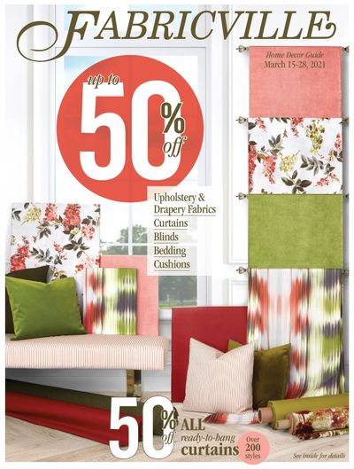 Fabricville Flyer March 15 to 28