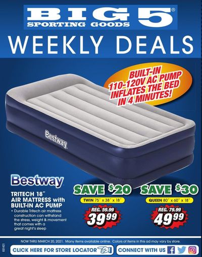 Big 5 Weekly Ad Flyer March 14 to March 20
