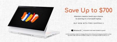 Acer Canada Deals: Save Up to $700 ConceptD Laptop + Up to 80% OFF Sale