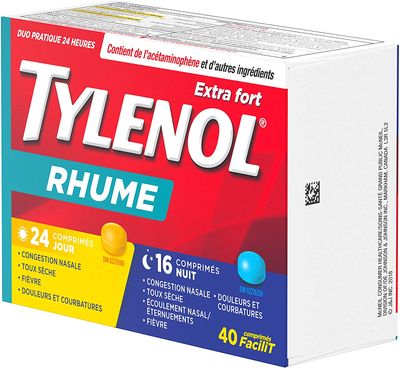 Tylenol Cold Extra Strength Daytime/Nighttime Tablet Convenience Pack on Sale for 8.11 (Save $ 3.37) at Amazon Canada