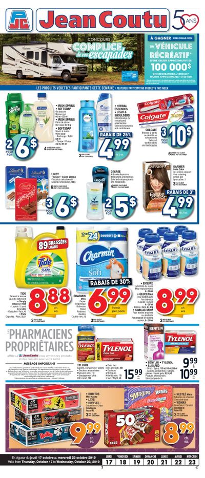 Jean Coutu (QC) Flyer October 17 to 23