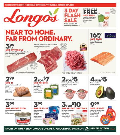 Longo's Flyer October 16 to 22