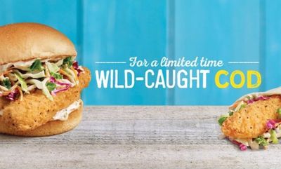 Cod Burger & Cod Wrap at A&W Canada