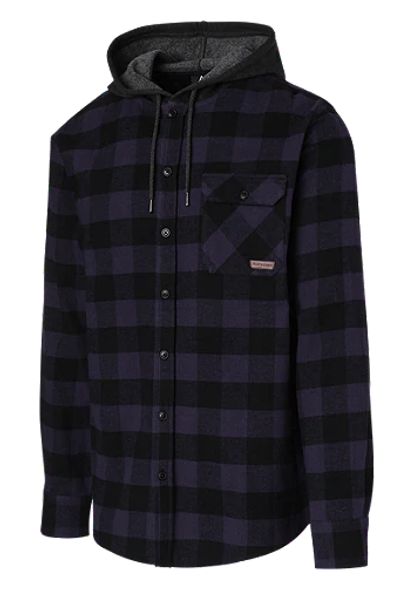 Ripzone Men's Sierra Hooded Flannel - Eclipse For $14.98 At Sport Chek Canada 