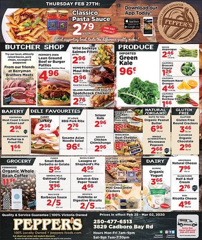 Pepper's Foods Flyer February 25 to March 2