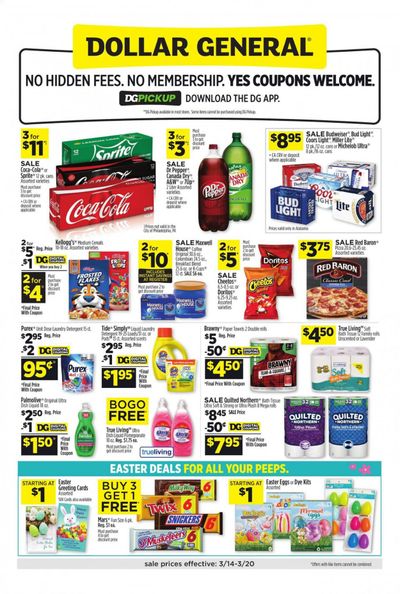 Dollar General (AL) Weekly Ad Flyer March 14 to March 20