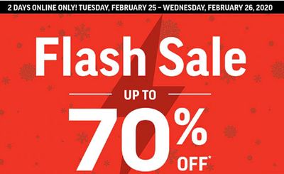 Sport Chek Canada Online Flash Sale: Save up to 70% off