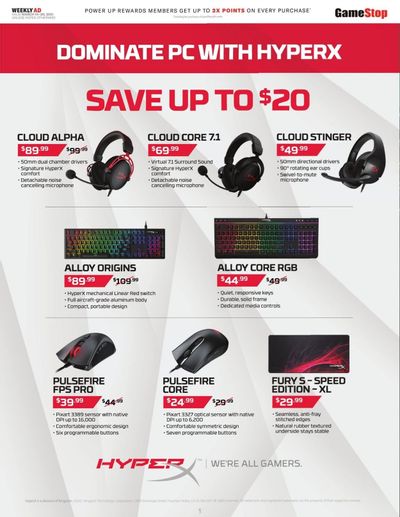GameStop Weekly Ad Flyer March 14 to March 20