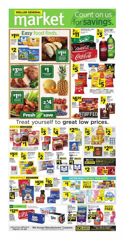 Dollar General (MS) Weekly Ad Flyer March 14 to March 20