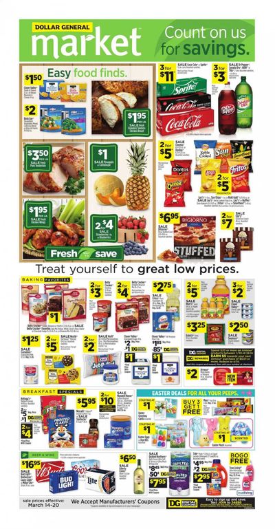 Dollar General (AL) Weekly Ad Flyer March 14 to March 20
