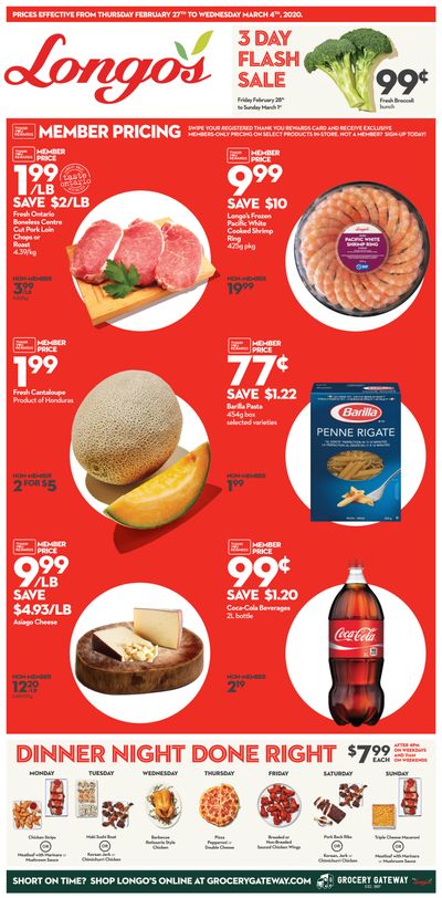 Longo's (Ancaster) Flyer February 27 to March 4