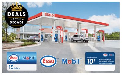 Esso™ and Mobil™: Save on Fuel with a 10 cent Fuel Discount and Gift Card Bundle For $139.00 At WagJag Canada 