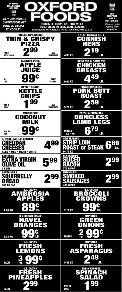 Oxford Foods Flyer February 26 to March 3