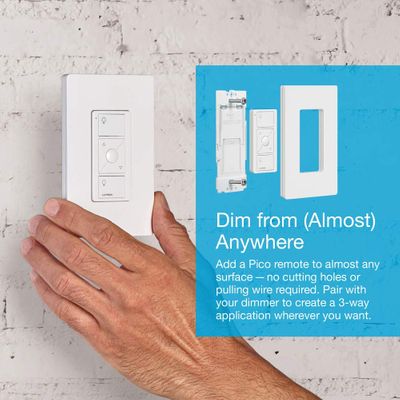 Lutron Caseta Smart Home Dimmer Switch and Pico Remote Kit | for Single-Pole and 3-Way Use | Works with Alexa, Apple HomeKit, and The Google Assistant | P-PKG1WH-WH-C | White on Sale for $ 58.00 (Save $ 11.95) at Amazon Canada 