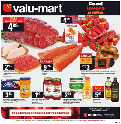 Valu-mart Flyer February 27 to March 4