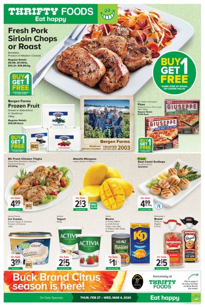 Thrifty Foods Flyer February 27 to March 4