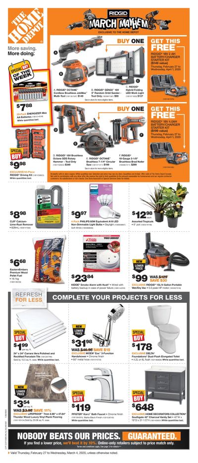 Home Depot (Atlantic) Flyer February 27 to March 4