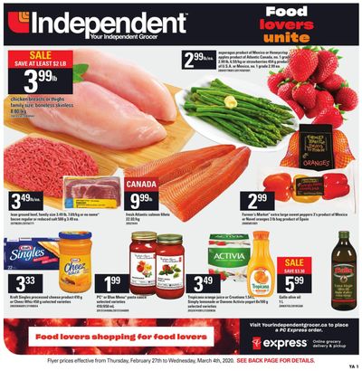 Independent Grocer (Atlantic) Flyer February 27 to March 4