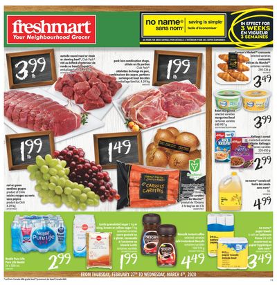 Freshmart (ON) Flyer February 27 to March 4