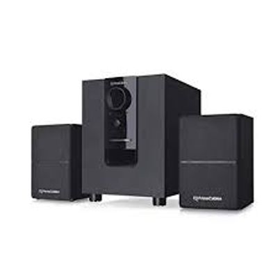 2.1 Multimedia Stereo Powered Speaker and Subwoofer Set - PrimeCables on Sale for $12.99 ( Save $12.00) at Prime Cables Canada