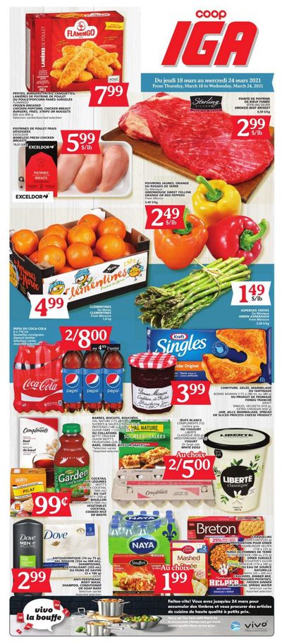 Coop IGA Flyer March 18 to 24