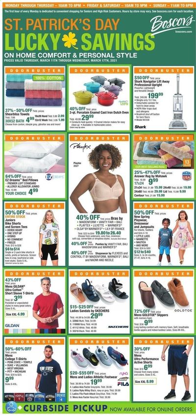 Boscov's Weekly Ad Flyer March 14 to March 17