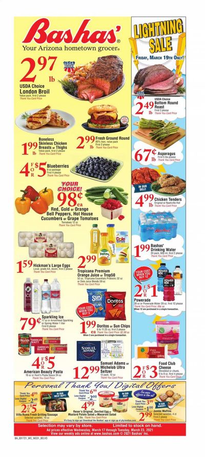 Bashas' Weekly Ad Flyer March 17 to March 23