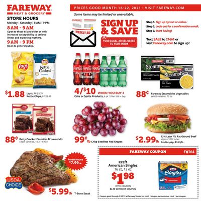 Fareway (IA, IL, MN, MO, NE, SD) Weekly Ad Flyer March 16 to March 22