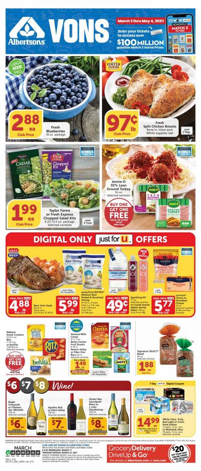 Albertsons Weekly Ad Flyer March 17 to March 23