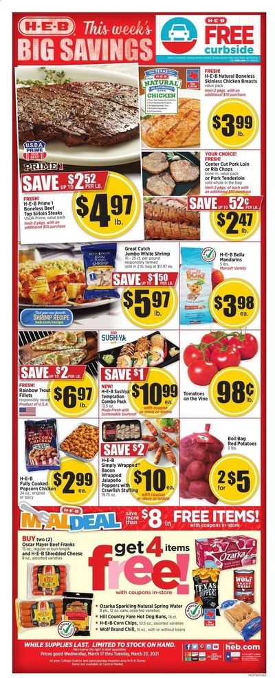 H-E-B (TX) Weekly Ad Flyer March 17 to March 23