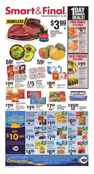 Smart & Final (AZ, CA, NV) Weekly Ad Flyer March 17 to March 23