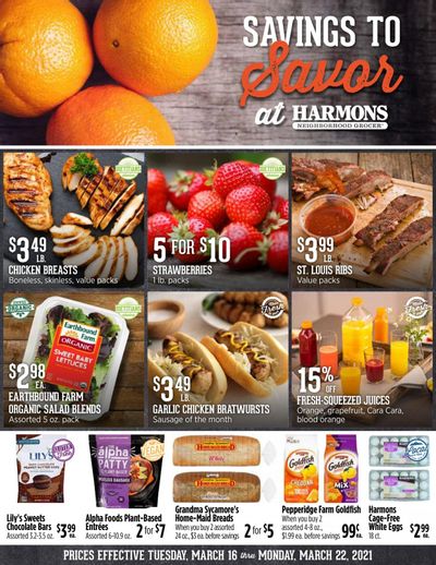 Harmons Weekly Ad Flyer March 16 to March 22