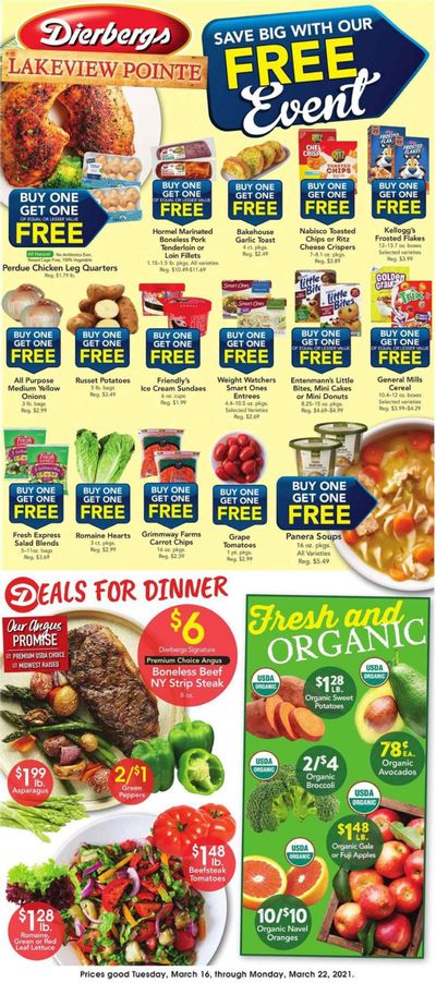 Dierbergs (MO) Weekly Ad Flyer March 16 to March 22