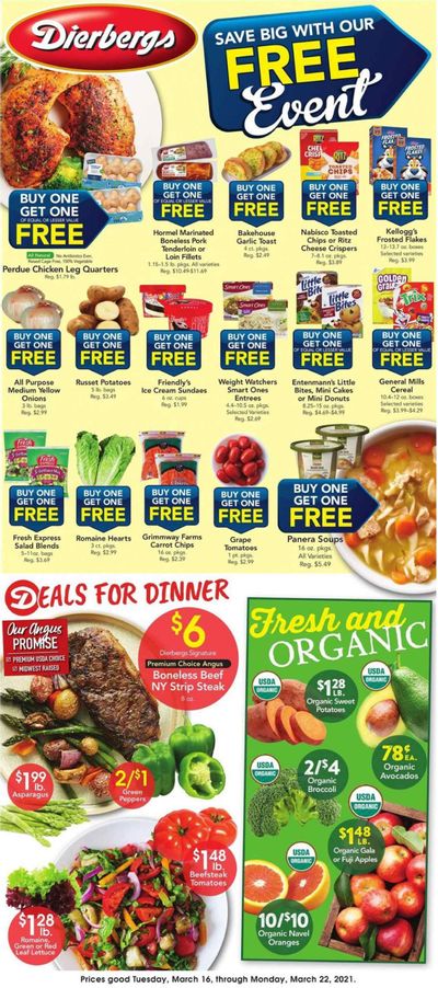 Dierbergs (IL, MO) Weekly Ad Flyer March 16 to March 22