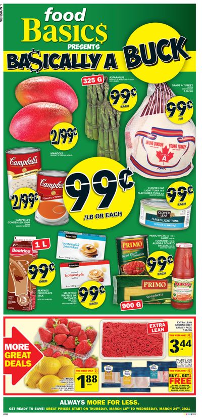 Food Basics Flyer March 18 to 24