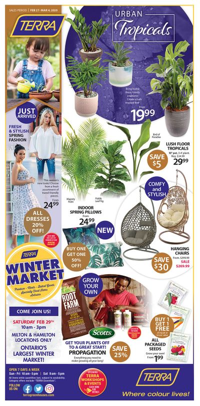Terra Greenhouses Flyer February 27 to March 4