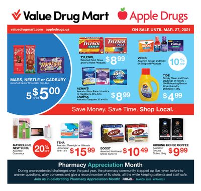 Value Drug Mart Flyer March 14 to 27