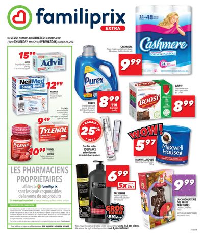 Familiprix Extra Flyer March 18 to 24