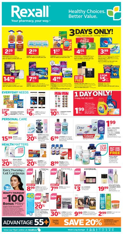 Rexall (West) Flyer February 28 to March 5