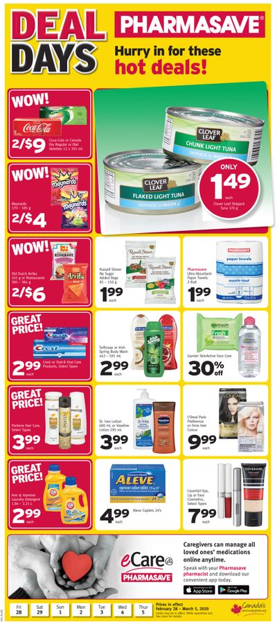 Pharmasave (BC) Flyer February 28 to March 5