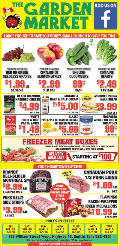 The Garden Market Flyer February 28 to March 5
