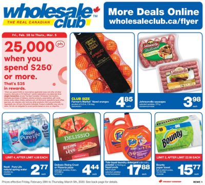 Real Canadian Wholesale Club Flyer February 28 to March 5