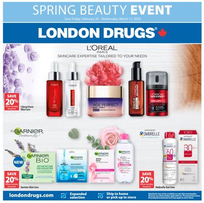 London Drugs Spring Beauty Event Flyer February 28 to March 11