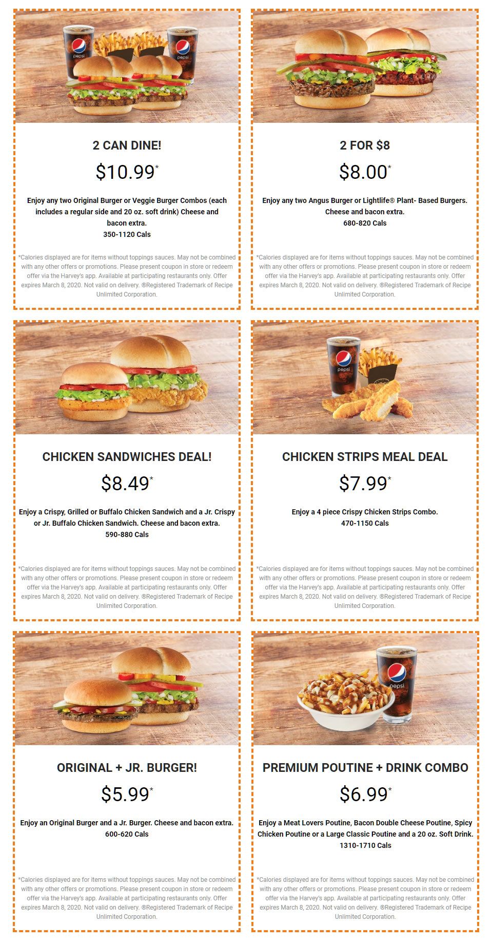 New Harvey's Coupons