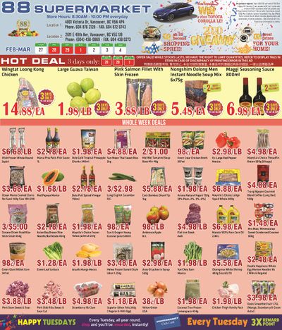88 Supermarket Flyer February 27 to March 4